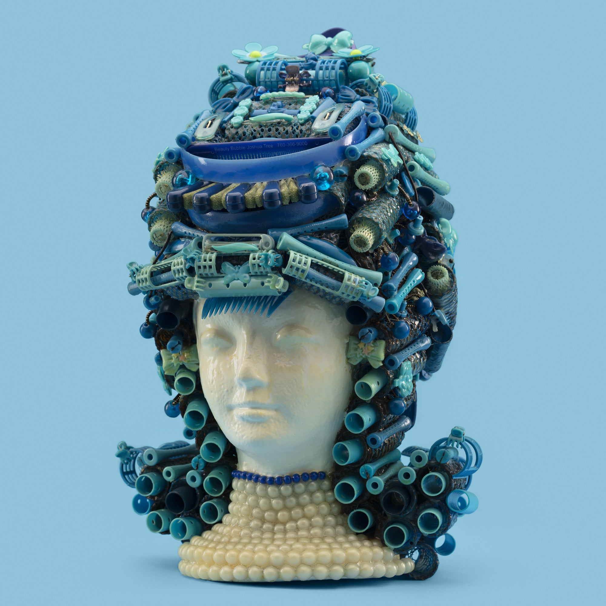"The Flip" Wig Sculpture; artist Jeff Hafler, Beauty Bubble Salon and Museum