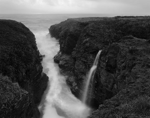 Winter Waterfall, Sea Ranch, California  2010