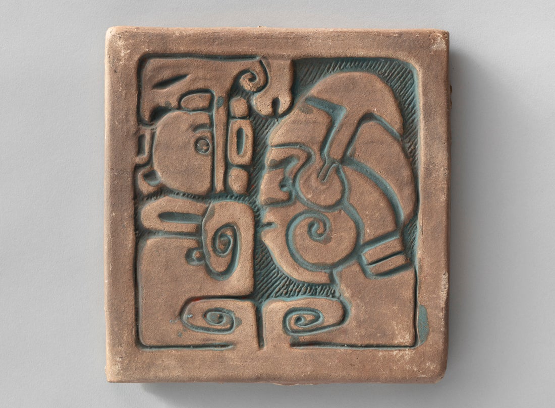 Pre-Hispanic Revival-style tile  c. 1925–35