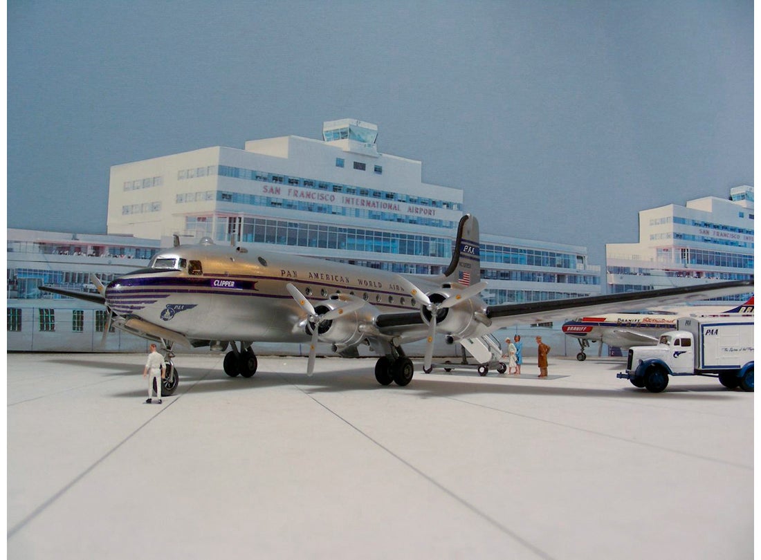 Pan American World Airways Douglas DC-4 Clipper Celestial model aircraft