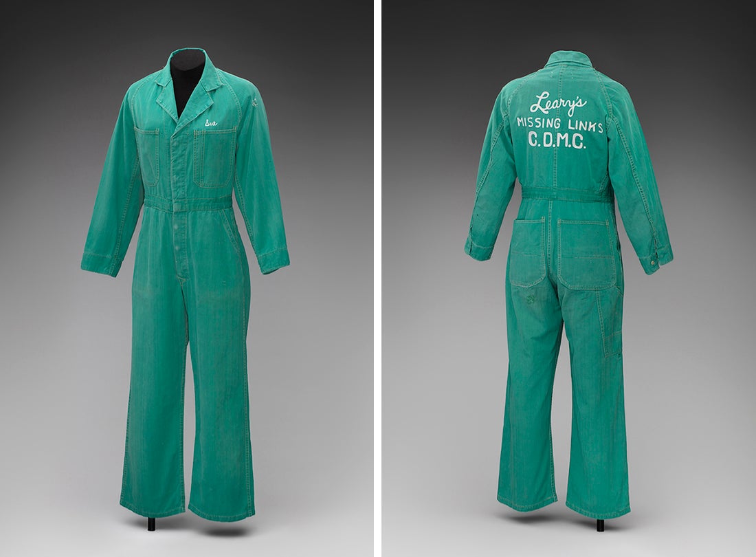 Continental Airlines coveralls, Sue Gaiser Graham  c. 1942–45