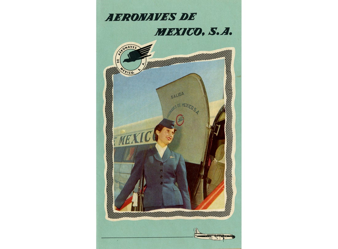 Aeronaves de México brochure  1950s