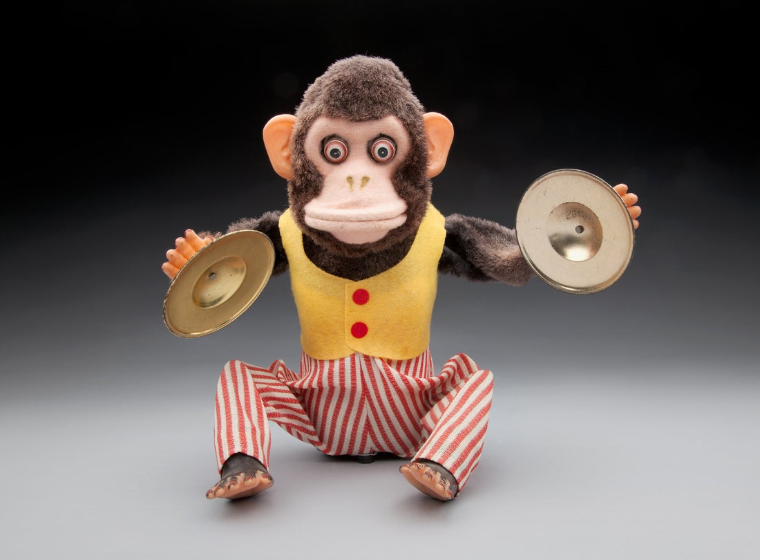 stuffed monkey toys from the 60s