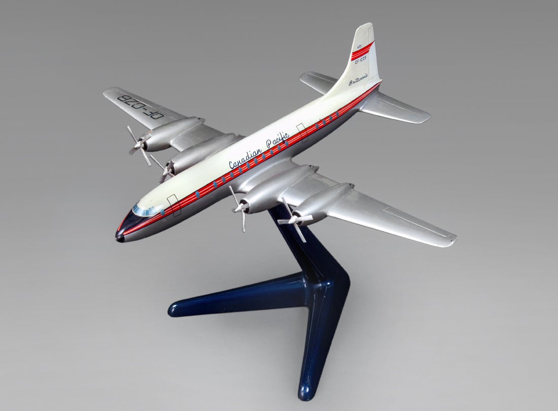 Canadian Pacific Airlines Bristol Britannia model aircraft  1950s