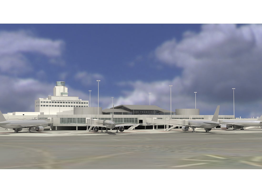 Terminal 2 airfield rendering  2010