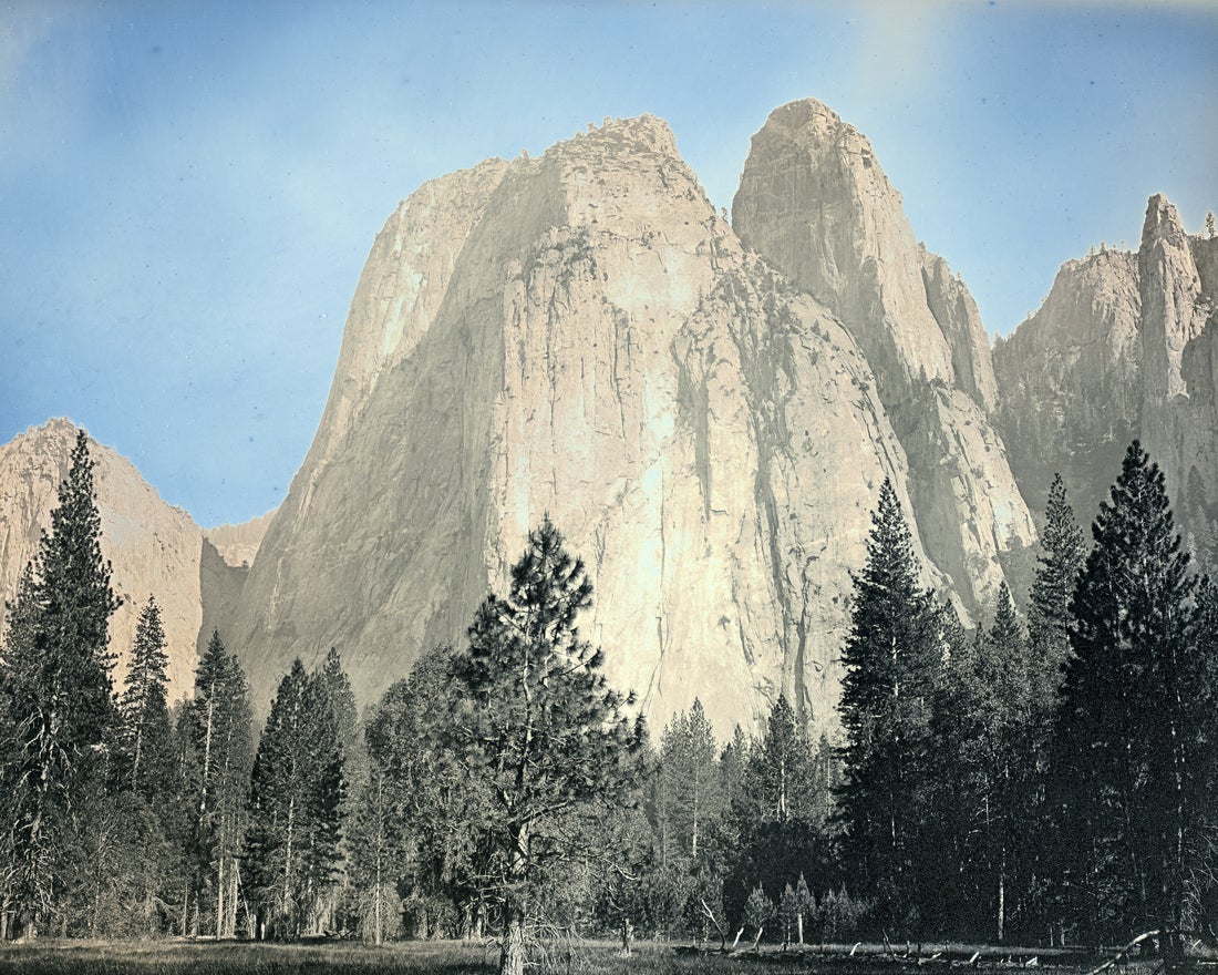 Cathedral Rocks and Cathedral Spires, Yosemite, California  