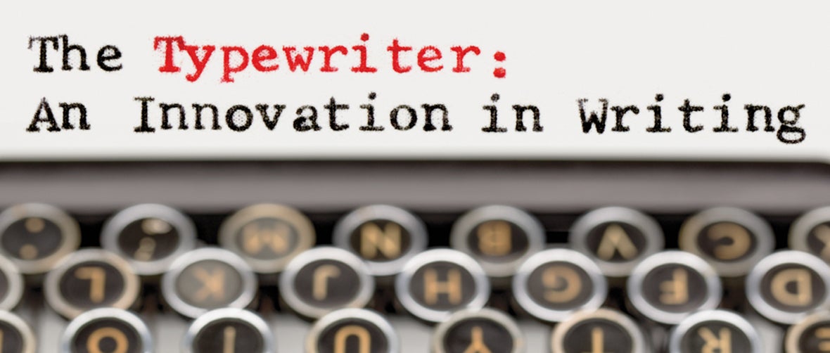 Type Writer - Inventions & Discoveries