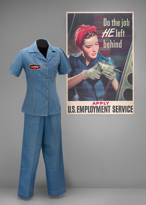 McDonnell Aircraft uniform, Bertha Johanna Brinker Ray  1944–45