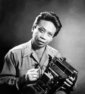 Portrait of Ricardo Alvarado with his camera