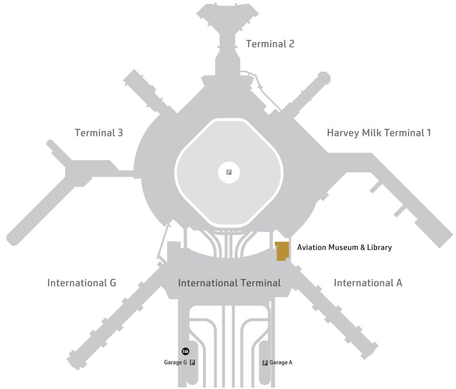 SFO International Airport Map