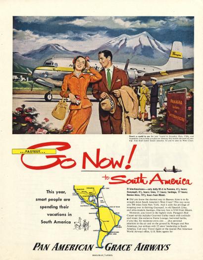 advertisement: Pan American World Airways, Holiday | SFO Museum