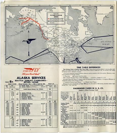 timetable: Pacific Alaska Airways | SFO Museum