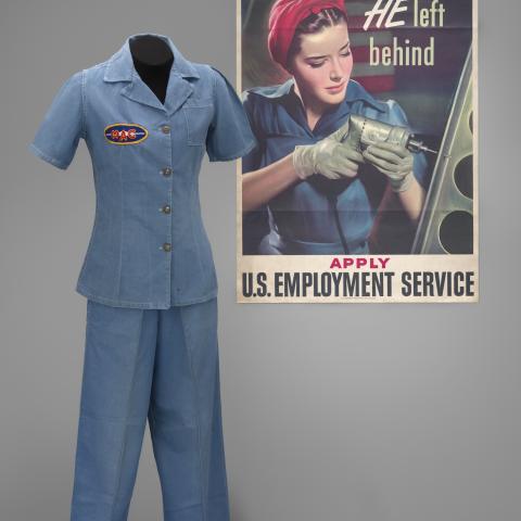 McDonnell Aircraft uniform, Bertha Johanna Brinker Ray  1944–45