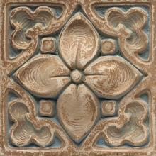 Floral-motif tile  c. 1920–32, Leaf Rosette tile  c. 1920–32